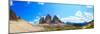 Dolomites, Italy - Tre Cime Di Lavaredo  Drei Zinnen (Unesco Natural World Heritage in Italy) Pano-Gorilla-Mounted Photographic Print