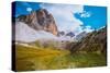 Dolomites Lake Mitteralplsee-Tetyana Kochneva-Stretched Canvas