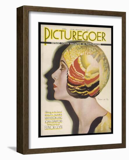 Dolores Del Rio (Lolita Dolores De Martinez) Mexican Film Actress-null-Framed Art Print