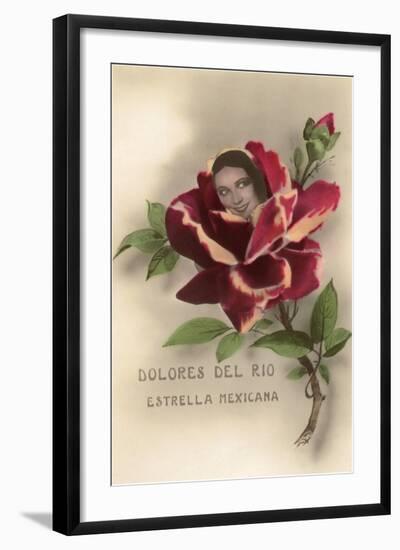 Dolores Del Rio, Mexican Star-null-Framed Art Print