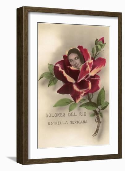 Dolores Del Rio, Mexican Star-null-Framed Art Print