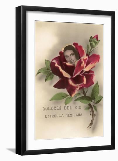 Dolores Del Rio, Mexican Star-null-Framed Art Print
