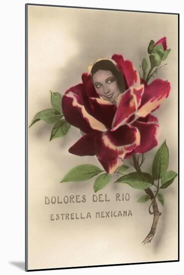 Dolores Del Rio, Mexican Star-null-Mounted Art Print