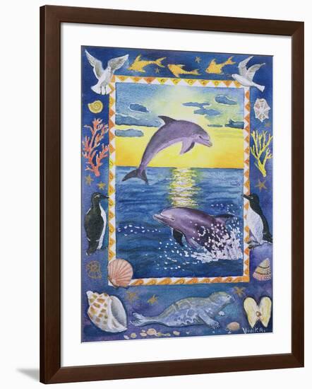 Dolphin, 1999-Vivika Alexander-Framed Giclee Print