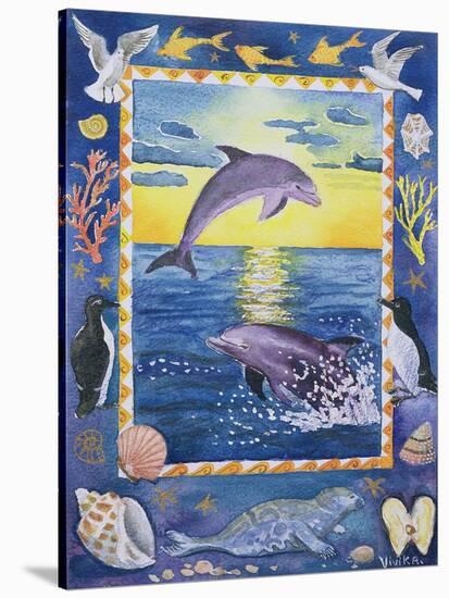 Dolphin, 1999-Vivika Alexander-Stretched Canvas