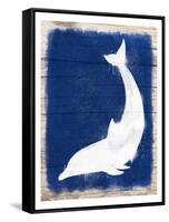 Dolphin Blast 1-Marcus Prime-Framed Stretched Canvas