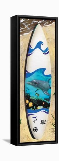 Dolphin Board-Scott Westmoreland-Framed Stretched Canvas