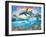 Dolphin Family-Adrian Chesterman-Framed Art Print