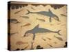 Dolphin Fresco, Knossos, Crete, Greece-James Green-Stretched Canvas