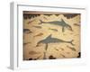 Dolphin Fresco, Knossos, Crete, Greece-James Green-Framed Premium Photographic Print