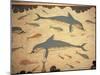 Dolphin Fresco, Knossos, Crete, Greece-James Green-Mounted Photographic Print