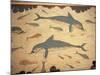 Dolphin Fresco, Knossos, Crete, Greece-James Green-Mounted Photographic Print