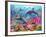 Dolphin Fun-Adrian Chesterman-Framed Art Print