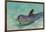 Dolphin in the Ocean, Roatan Island, Honduras-Keren Su-Framed Photographic Print