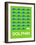 Dolphin Poster-NaxArt-Framed Art Print