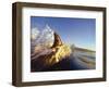 Dolphin Swimming in Ocean-David Pu'u-Framed Photographic Print