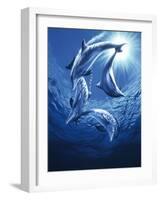 Dolphin Swing-Joh Naito-Framed Giclee Print