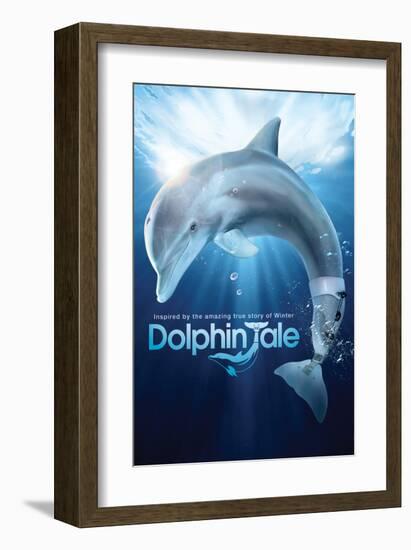 Dolphin Tale I-null-Framed Art Print