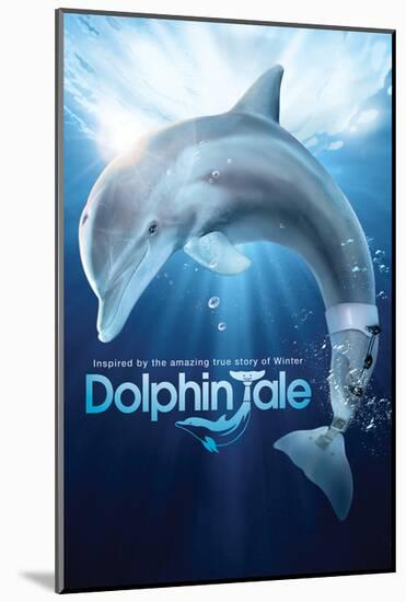 Dolphin Tale I-null-Mounted Art Print