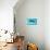 Dolphin With A Baby Floating In The Water-Elena Larina-Mounted Photographic Print displayed on a wall