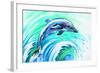 Dolphin-DannyWilde-Framed Art Print