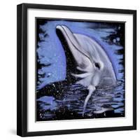 Dolphin-null-Framed Art Print