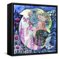 Dolphin-Oxana Zaika-Framed Stretched Canvas