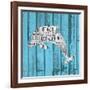 Dolphin-Design Turnpike-Framed Giclee Print