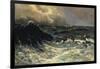 Dolphins in a Rough Sea, 1894-Thorvald Niss-Framed Giclee Print