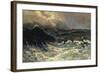 Dolphins in a Rough Sea, 1894-Thorvald Niss-Framed Giclee Print