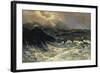 Dolphins in a Rough Sea, 1894-Thorvald Niss-Framed Giclee Print