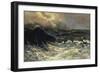 Dolphins in a Rough Sea, 1894-Thorvald Niss-Framed Giclee Print
