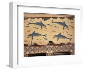 Dolphins, Knossos, Crete, Greek Islands, Greece-G Richardson-Framed Photographic Print