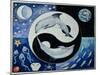 Dolphins (Month of May from a Calendar)-Vivika Alexander-Mounted Giclee Print