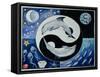 Dolphins (Month of May from a Calendar)-Vivika Alexander-Framed Stretched Canvas