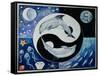 Dolphins (Month of May from a Calendar)-Vivika Alexander-Framed Stretched Canvas