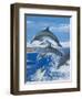 Dolphins-Janet Blakeley-Framed Giclee Print