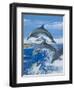 Dolphins-Janet Blakeley-Framed Giclee Print