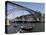 Dom Luis 1 Bridge over the River Douro, Cais De Ribeira Waterfront, Oporto, Portugal-White Gary-Stretched Canvas