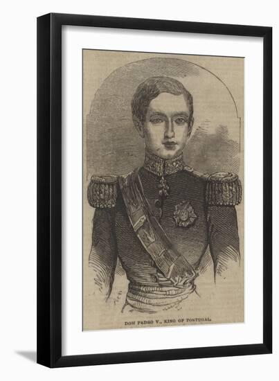 Dom Pedro V, King of Portugal-null-Framed Giclee Print