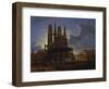 Dom Ueber Einer Stadt. Nach 1813. (Kopie Von K.E.Biermann Um 1830)-Karl Friedrich Schinkel-Framed Giclee Print