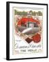 Domaine De Clairville Wine Label - Europe-Lantern Press-Framed Art Print