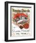 Domaine De Clairville Wine Label - Europe-Lantern Press-Framed Art Print