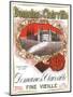 Domaine De Clairville Wine Label - Europe-Lantern Press-Mounted Art Print