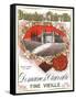 Domaine De Clairville Wine Label - Europe-Lantern Press-Framed Stretched Canvas