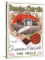 Domaine De Clairville Wine Label - Europe-Lantern Press-Stretched Canvas