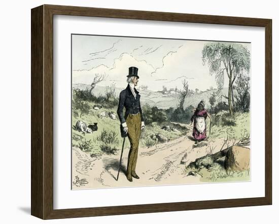 Dombey and Son by Charles Dickens-Frederick Barnard-Framed Giclee Print