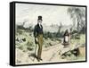 Dombey and Son by Charles Dickens-Frederick Barnard-Framed Stretched Canvas