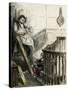 Dombey and Son by Charles Dickens-Frederick Barnard-Stretched Canvas