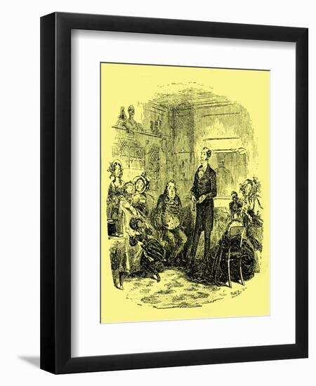 Dombey & Son by Charles Dickens-Hablot Knight Browne-Framed Giclee Print